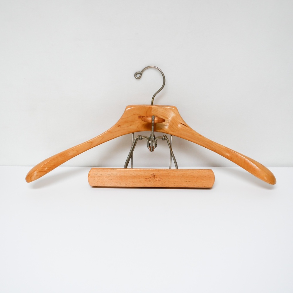 Vintage Harmony House Suit Jacket & Pants wooden hanger